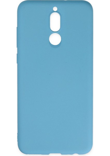 Huawei Mate 10 Lite Kılıf Nano Içi Kadife Silikon - Mavi Drstr