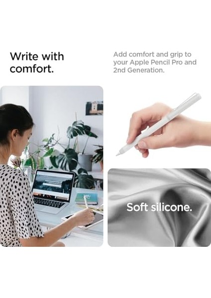Apple Pencil 2.nesil ile Uyumlu Kılıf White DA201 - ACS05857