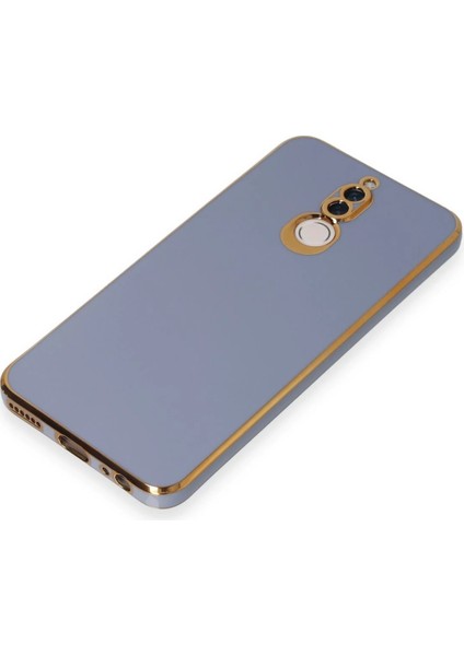 Huawei Mate 10 Lite Kılıf Volet Silikon - Mavi Inslm