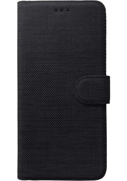Xiaomi Redmi 12C Uyumlu Kart ve Para Bölmeli Standlı Cüzdanlı Kılıf - Siyah
