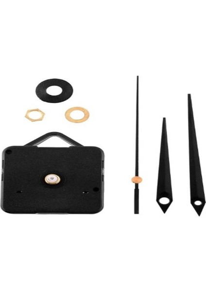 Sessiz Duvar Saati Mekanizması, 18 mm Şaft, Şık ve Dayanıklı Tasarım