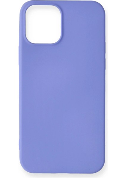 Iphone 12 Mini Kılıf First Silikon - Mor Drstr
