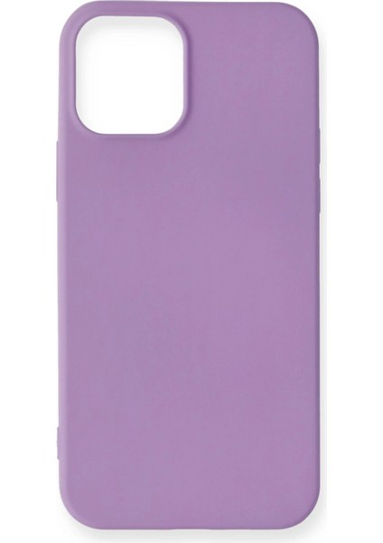 Iphone 12 Mini Kılıf First Silikon - Lila Drstr