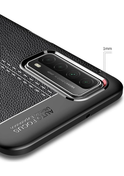 Huawei P Smart 2021 Kılıf Auto Focus Kapak - Kırmızı Drstr