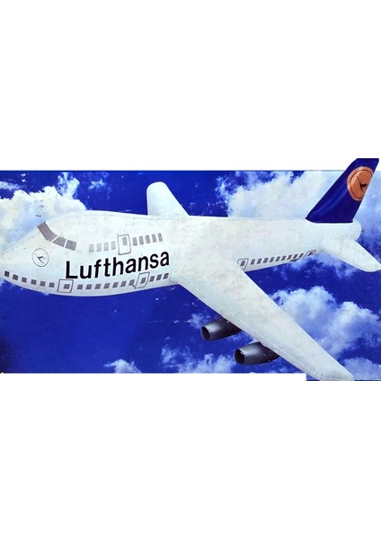 Lufthansa Şişme Uçak 110 cm Boyunda / Lufthansa Aufblasbar fiyatları