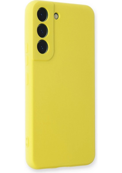 Samsung Galaxy S22 Plus Kılıf Nano Içi Kadife Silikon - Sarı Drstr fiyatları