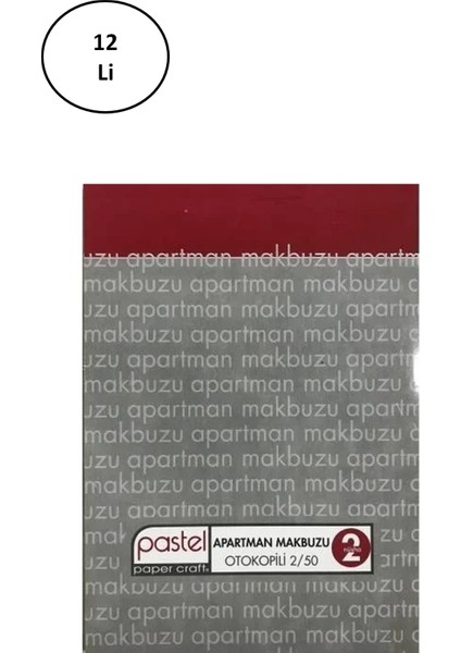 Apartman Makbuzu Otokopili 2-50 Nüsha 12'li fiyatları