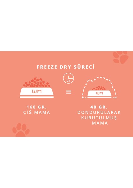 Dondurularak Kurutulmuş 100% Doğal Çiğ Köpek Dana Ciğer