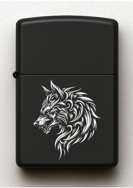 Canavar Desenli Kişiye Özel Isimli Siyah Benzinli Metal Çakmak 3 fiyatları