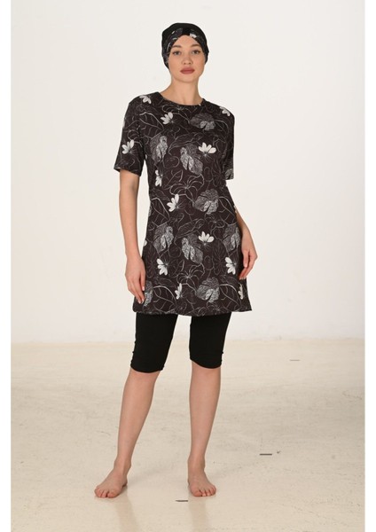 Kadın Yeşil Kruvaze Bağlamalı Sofya Keten Takım (2’li Set)