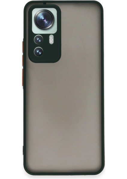 Xiaomi Mi 12T Pro Kılıf Montreal Silikon Kapak - Yeşil Drstr