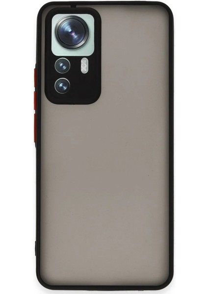 Xiaomi Mi 12T Pro Kılıf Montreal Silikon Kapak - Siyah Drstr