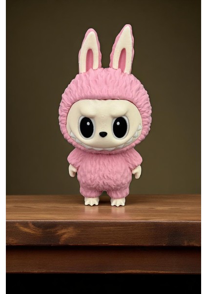 Labubu Figür - Pembe Labubu 13 cm modelleri
