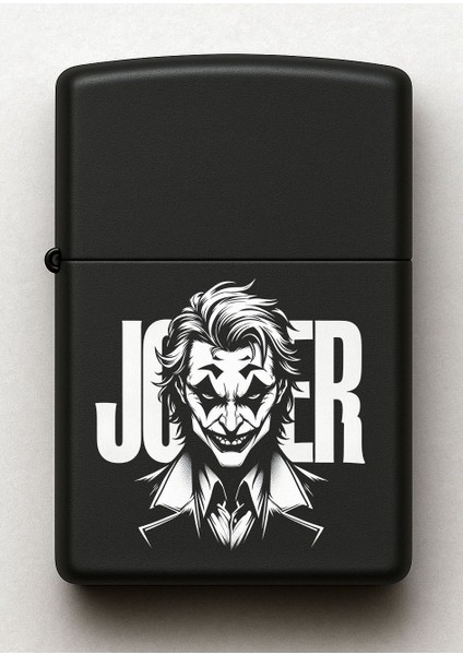 Joker Desenli Kişiye Özel Isimli Siyah Benzinli Metal Çakmak 3 fiyatları