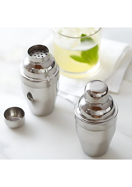 Shaker Kokteyl Set - 7 Parça 550 ml Shaker Coctail Set Bambu Standlı 721826