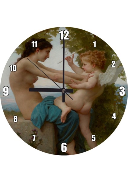 Sevimli ve Şık 30X30 cm Duvar Saati, Güzel Dekorasyon Için Ideal Seçim