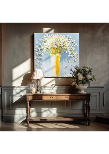 Vazgodaki Papatyalar Kanvas Tablo