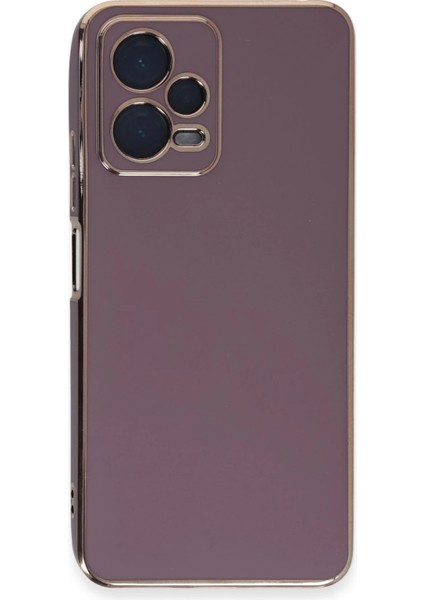 Xiaomi Poco X5 5g Kılıf Volet Silikon - Mor Drstr