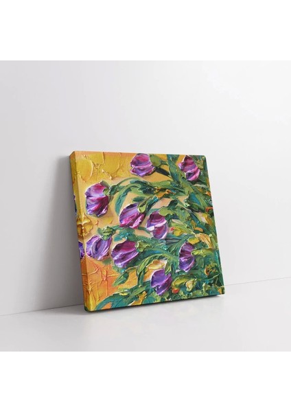Salkım Mor Çiçekler Kanvas Tablo fiyatları