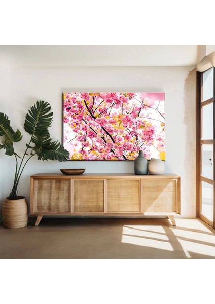 Şeftali Çiçeği Kanvas Tablo