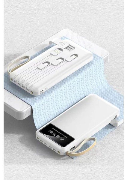 4 Çıkışlı Digital Göstergeli Fenerli 10.000 Mah Powerbank fiyatları
