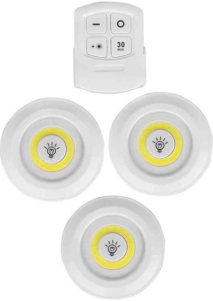 Uzaktan Kumandalı Yapışkanlı LED Spot Lamba WT-364 fiyatları