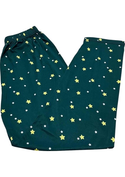 Milan Kumaş Yıldızlı Alt Pijama