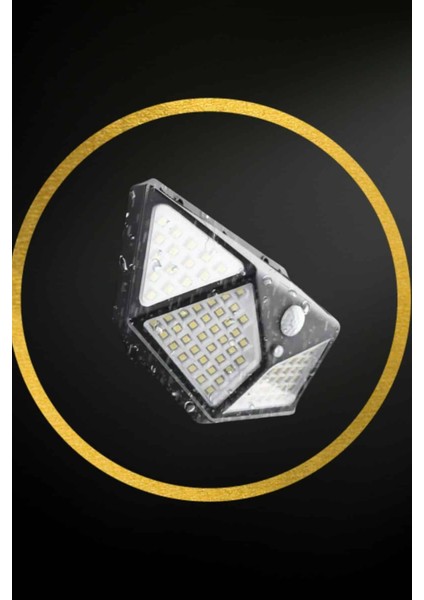 Bahçe Lambası Bahçe Aydınlatma Sensörlü Suya Dayanıklı 100 LED