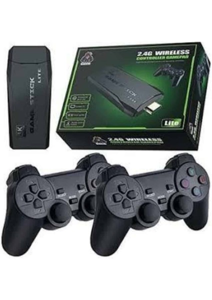 Retro Game Stick Çift Kol Kablosuz Atari Oyun Konsolu 2.4g Uyumlu
