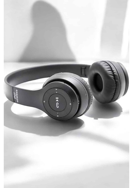 Kulak Üstü Tf Kart ve Aux Destekli Ergonomik Bluetooth Kulaklık