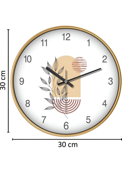 Şeffaf Camlı 30 cm Akışlı Saniyeli Duvar Saati, Şık ve Zarif Tasarım modelleri