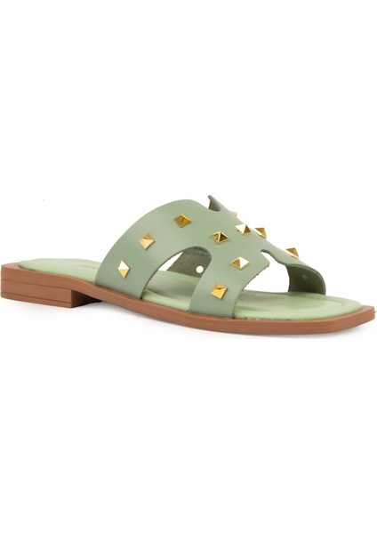 Hakiki Deri Kadın Terlik DG6057 fırsatları