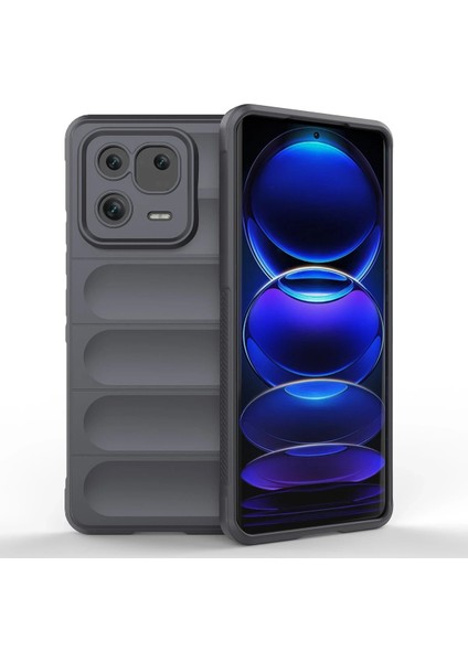 Xiaomi Mi 13 Pro Kılıf Optimum Silikon - Siyah Drstr