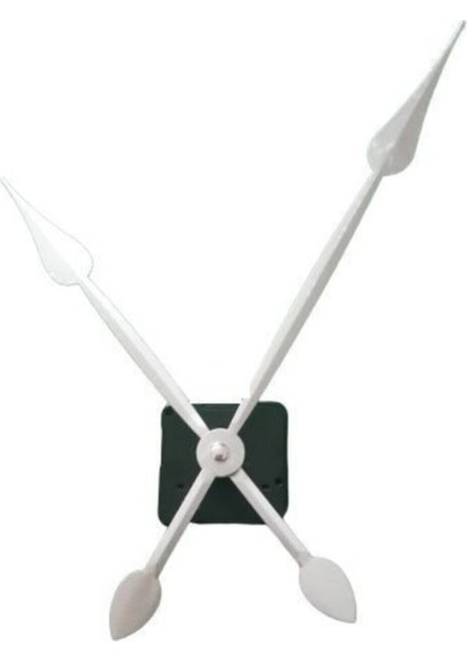 Beyaz 16MM Sessiz Duvar Saati Mekanizması, Şık ve Dayanıklı Içerik