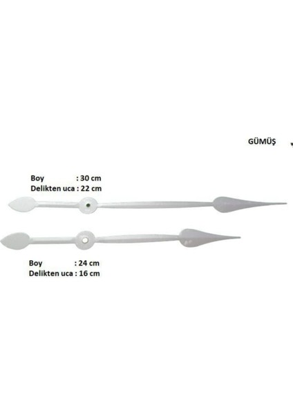 Beyaz 16MM Sessiz Duvar Saati Mekanizması, Şık ve Dayanıklı Içerik