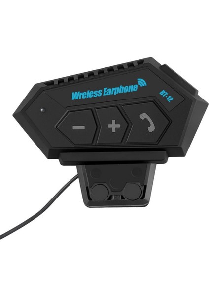 BT12 Kask Kulaklık Bluetooth Motosiklet Kulaklık Interkom Motorsiklet Kulaklık