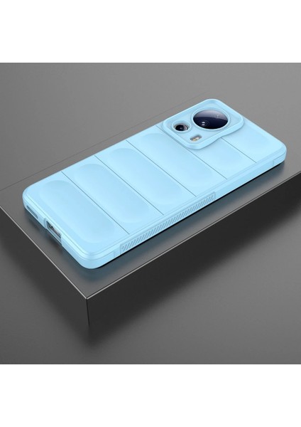 Xiaomi Mi 13 Lite Kılıf Optimum Silikon - Sky Blue Drstr modelleri