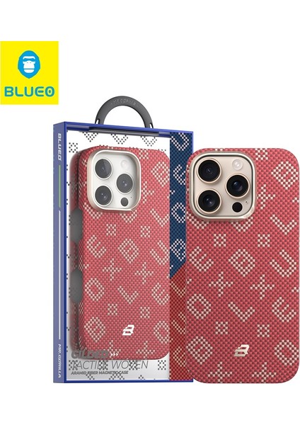iPhone 16 Pro Uyumlu Magsafe Özellikli Orijinal Karbon Gilded Tactile Aramid Fiber İnce Slim Kılıf