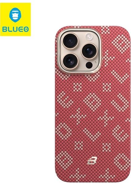 iPhone 16 Pro Uyumlu Magsafe Özellikli Orijinal Karbon Gilded Tactile Aramid Fiber İnce Slim Kılıf fiyatları