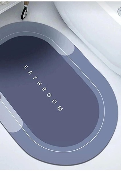 Süper Su Emici Kaymaz Tabanlı Banyo Paspası ( 40*60 )Cm