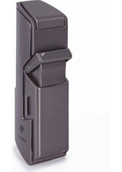 Tek Torch Pürmüz Gunmetal Dahili Delici & Iğne Metal Puro Çakmağı modelleri