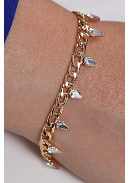 Altın Kaplama Zirkon Taşlı Bileklik fiyatları