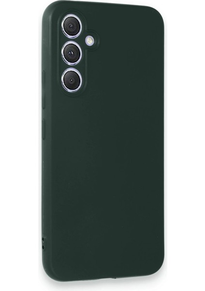Samsung Galaxy A54 5g Kılıf First Silikon - Koyu Yeşil Drstr