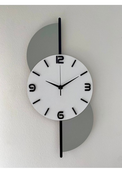 Ahşap Işıklı Beyaz Duvar Saati 30X65 Cm, Modern ve Şık Tasarım modelleri