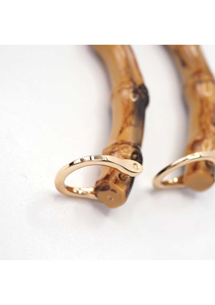 Bambu Görünümlü Çanta Sapı Kısa C Model 17CM (Çift) fiyatları
