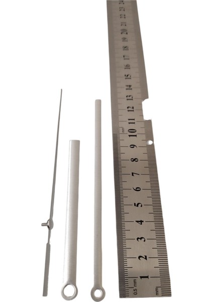 Sessiz Duvar Saat Mekanizması, 16 mm Askılı, Akrep, Yelkovan ve Saniye Uyumlu Gri fiyatları