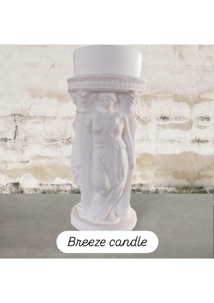 :ev , Ofis Dekarasyonu Için Benzersiz Antik Sütun Mumluk