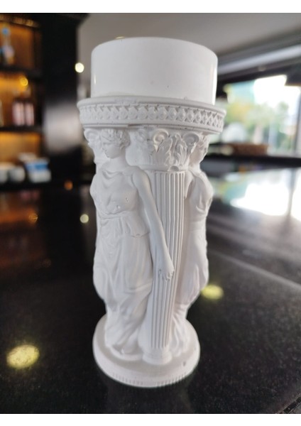 :ev , Ofis Dekarasyonu Için Benzersiz Antik Sütun Mumluk fiyatları