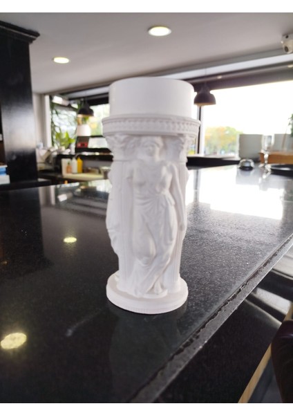 :ev , Ofis Dekarasyonu Için Benzersiz Antik Sütun Mumluk modelleri