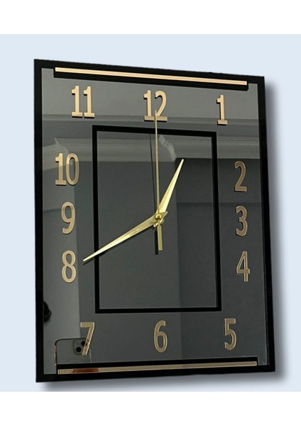 Şık Dekoratif Ayna Duvar Saati, Zarif ve Eşsiz Hediye Seçeneği